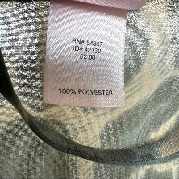 Victoria's Secret Neutral Leopard Print Sheer Robe w/ Belt One Size Knee Length - Picture 6 of 7